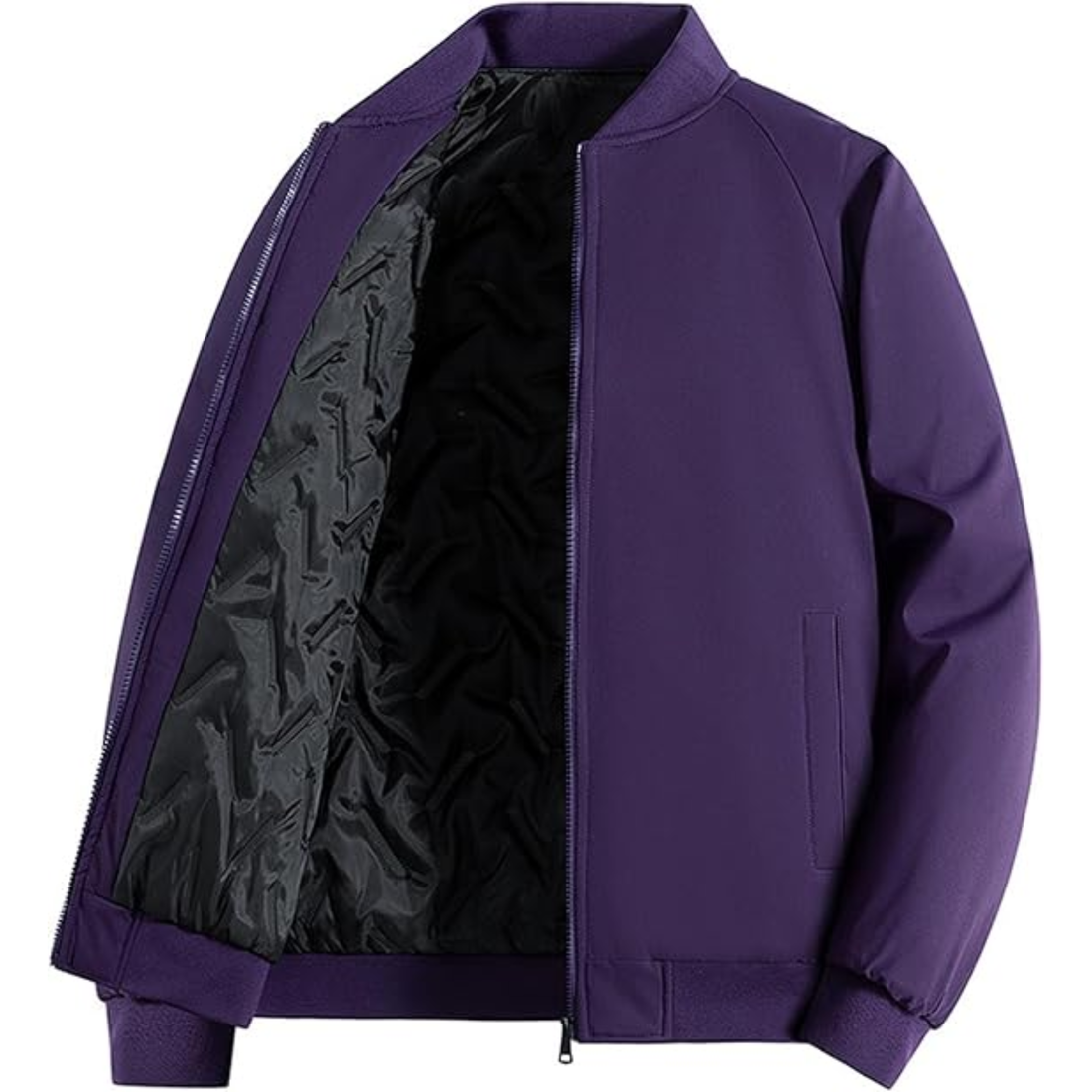 Veste Bomber Homme en Coton – Légère, Respirante, Automne & Hiver, Poches Multiples