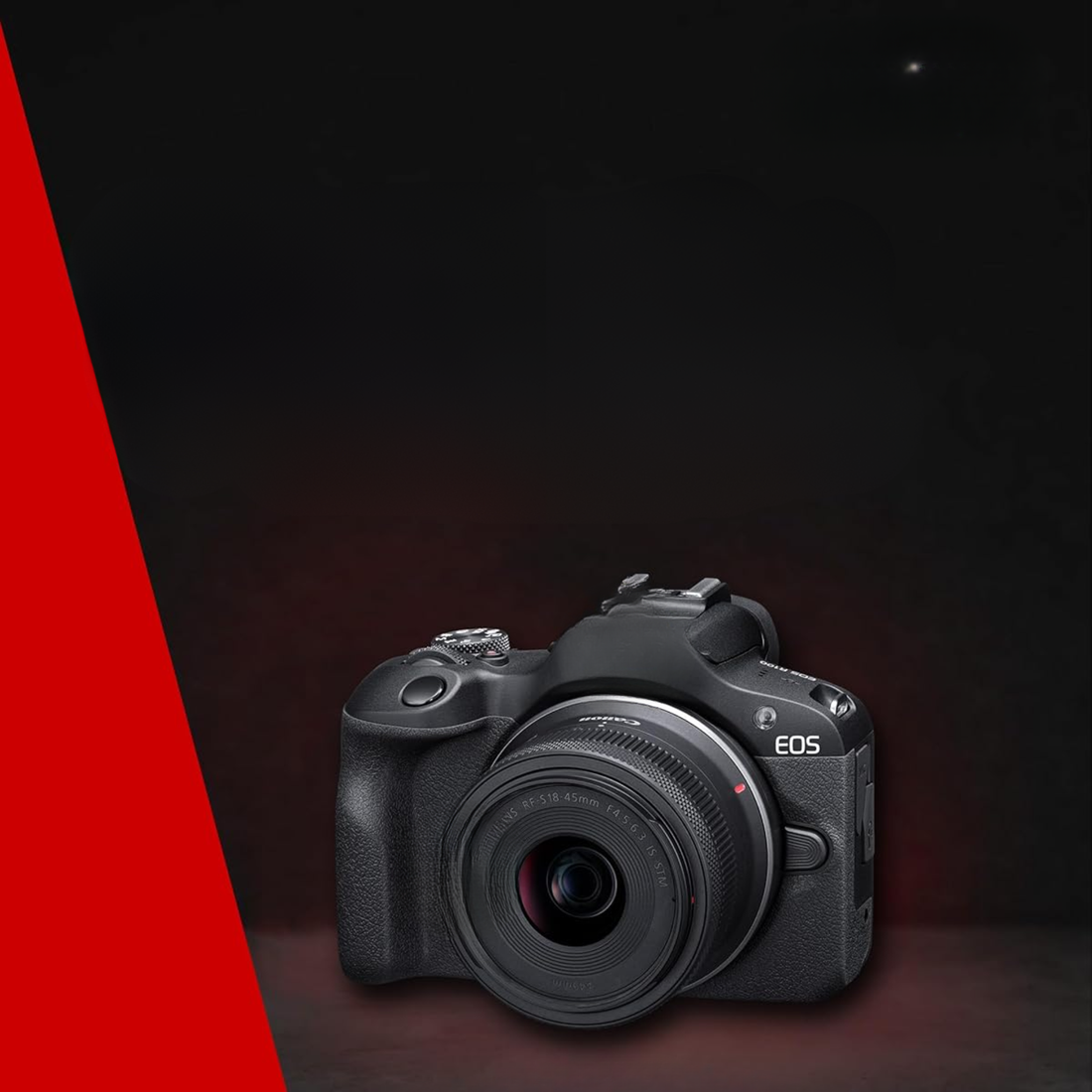 Appareil Photo Hybride 24MP avec Objectif 18-45mm – Vidéo 4K, Autofocus Intelligent, Stabilisation, Prise de Vue en Continu 6,5 IPS, Wi-Fi & Bluetooth