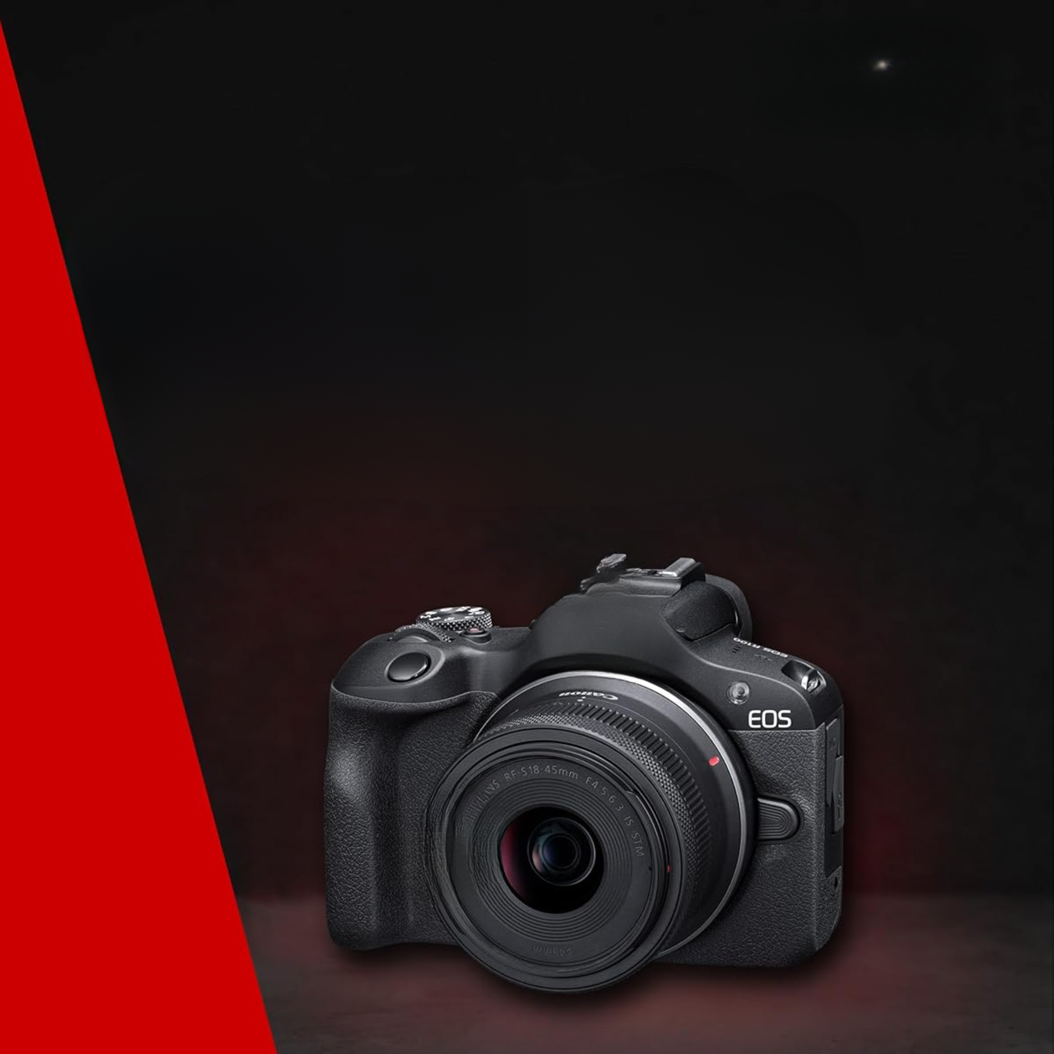 Appareil Photo Hybride 24MP avec Objectif 18-45mm – Vidéo 4K, Autofocus Intelligent, Stabilisation, Prise de Vue en Continu 6,5 IPS, Wi-Fi & Bluetooth