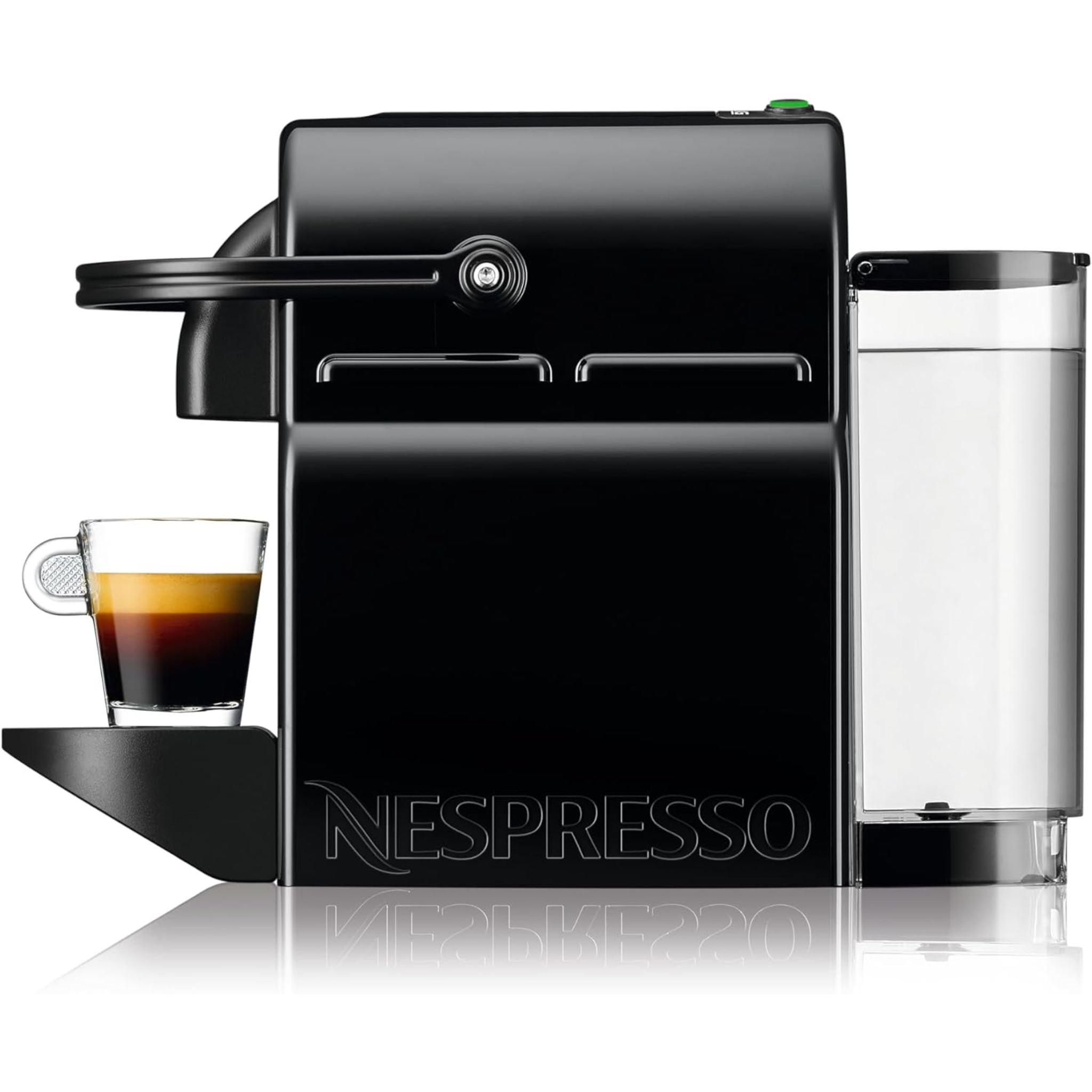 Machine à Café à Capsules Nespresso Inissia EN80.B, 19 Bars, 1260W, Design Compact, Arrêt Automatique, Noire (Sans Marque)