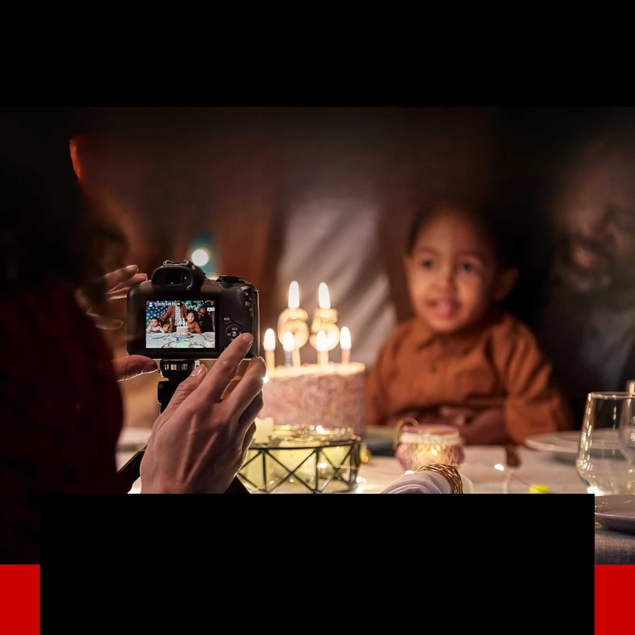 Appareil Photo Hybride 24MP avec Objectif 18-45mm – Vidéo 4K, Autofocus Intelligent, Stabilisation, Prise de Vue en Continu 6,5 IPS, Wi-Fi & Bluetooth