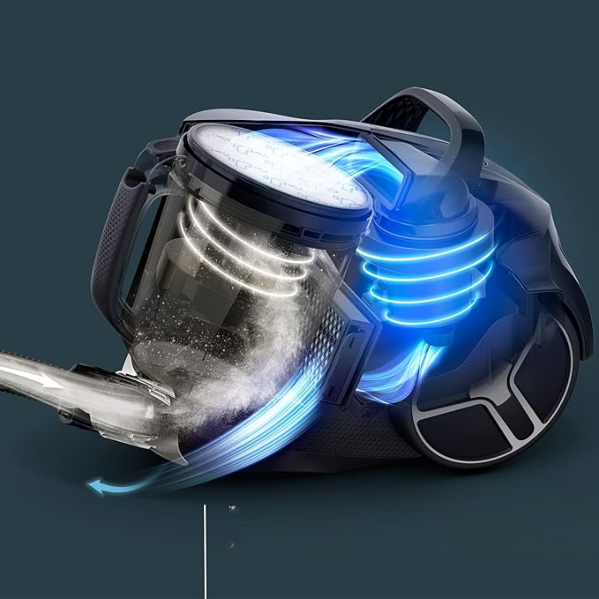 Aspirateur Compact Power XXL – Moteur Économe 900 W Max, Haute Filtration, Bac Poussière XXL 2,5 L, Compact RO4B23EA, Bordeaux (Sans Marque)