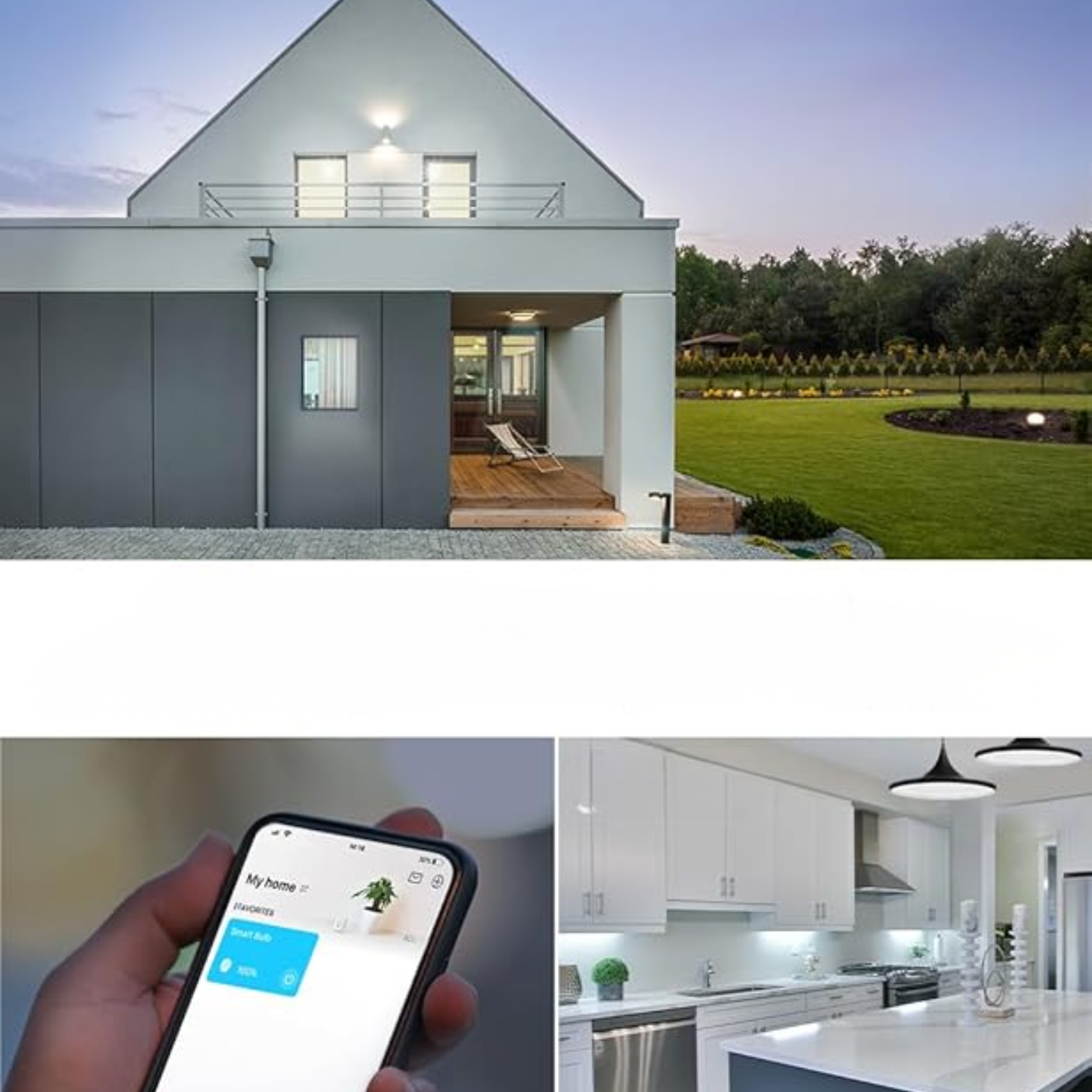 Ampoule Connectée WiFi LED E27 – Blanc 4000K, Dimmable 8W (806Lm), Économie d’Énergie, Contrôle Vocal, Programmation à Distance, Compatible Alexa & Google Home, Sans Hub (L520E)