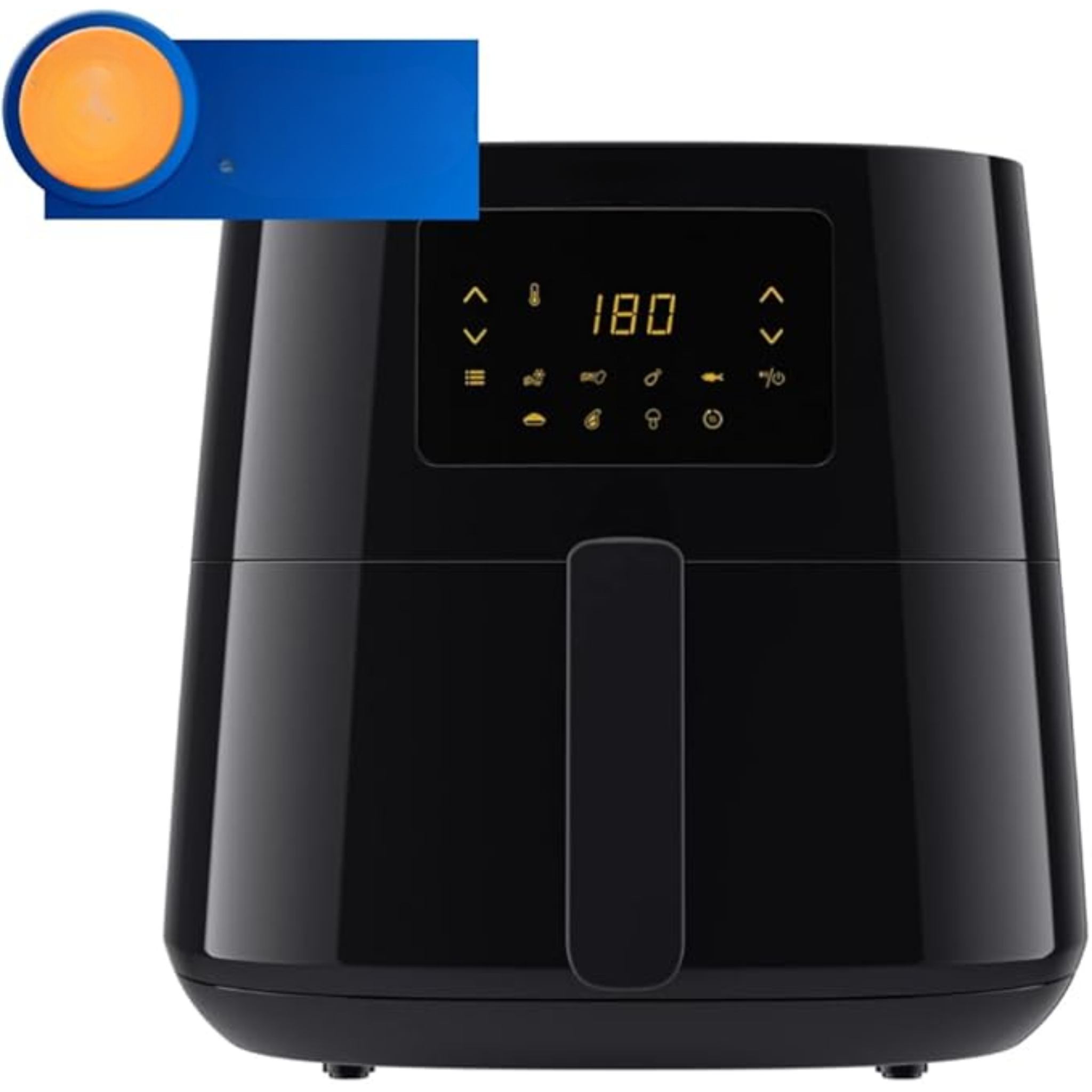 Philips Essential Airfryer XL 6,2 L – Friteuse Sans Huile Rapid Air, Écran Tactile, Application HomeID (HD9270/90) (Sans Marque)