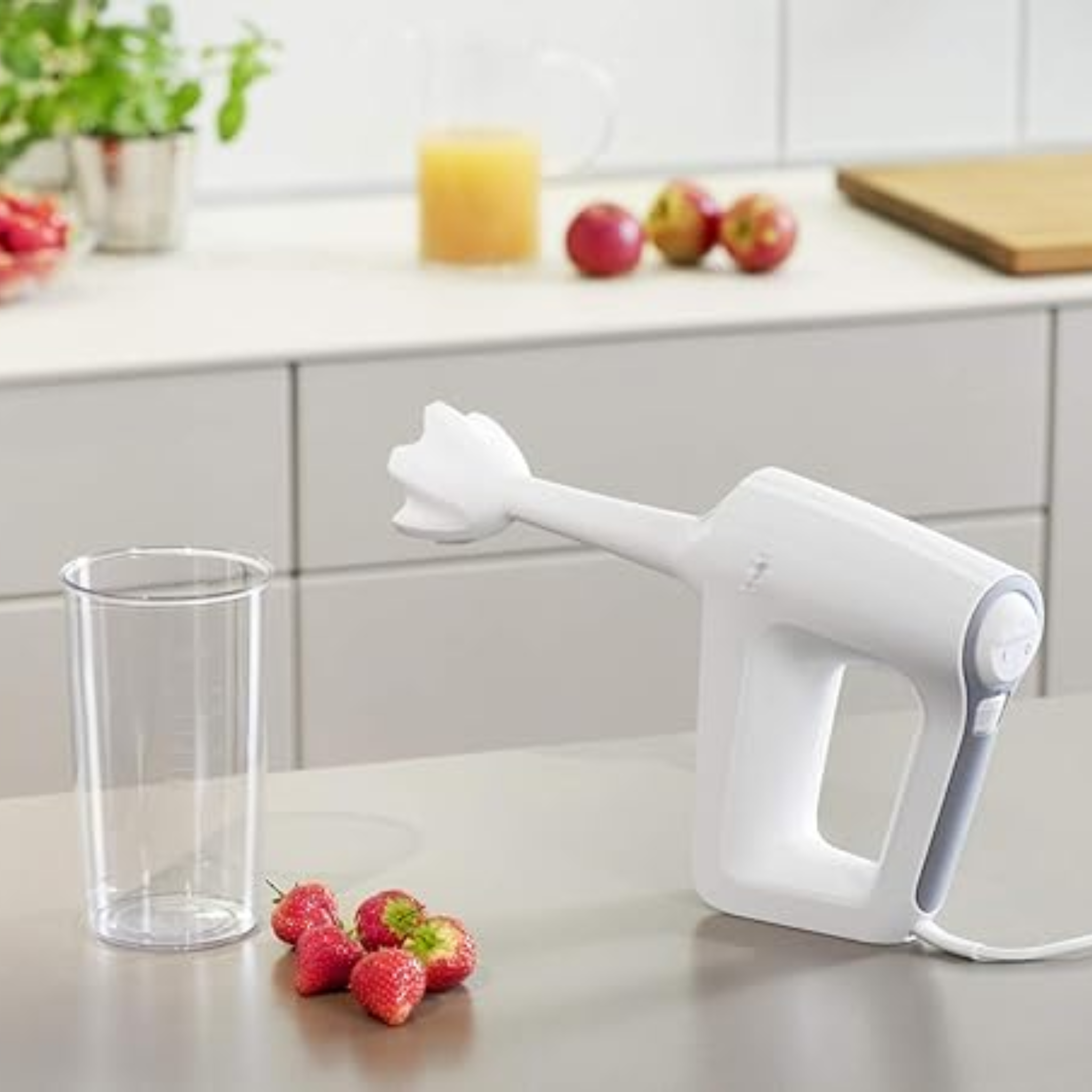 Braun HM3135 MultiMix 3 – Mixeur à Main 500W, 5 Vitesses, Fouet et Pétrin Amovibles, Mini Hachoir 500ml, Bol Gradué 600ml, Socle Mixeur, Blanc (Sans Marque)